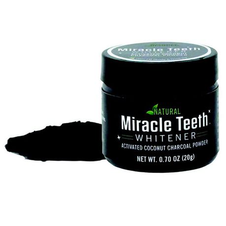 100% Organic Teeth Whitening Toothpaste with Activated Charcoal