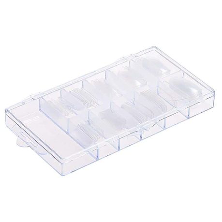 Clear False Pre-Cut Nail Tips - 100 Piece