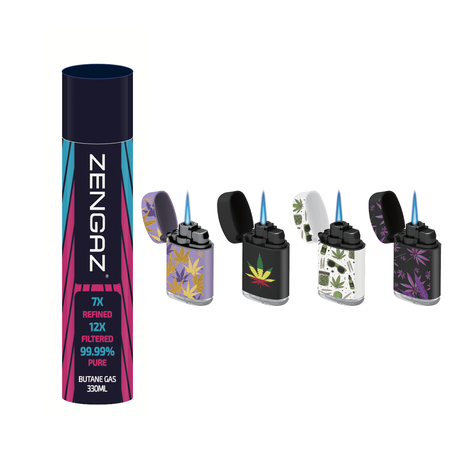 Value Pack - 4 Zengaz Mage Jet Leaf & 330ml Pure Zengaz Gas Buy Online in Zimbabwe thedailysale.shop