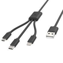 Load image into Gallery viewer, Intouch 3 Prong Cable Blk
