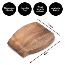 Load image into Gallery viewer, Maisonware Acacia Wood Non-Slip Spoon Rest Holder
