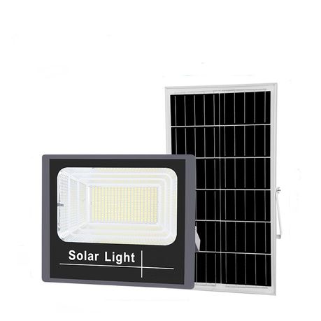100W Solar Flood Light & Remote Buy Online in Zimbabwe thedailysale.shop