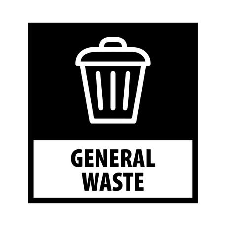 Recycle Bin Decal General Waste Buy Online in Zimbabwe thedailysale.shop