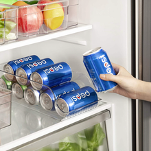 Load image into Gallery viewer, Pack of 2 Plastic Fridge and Pantry Storage Trays for Cans and Tins
