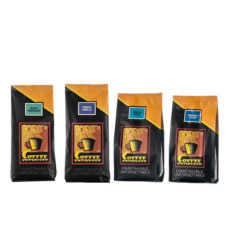 Coffee Unplugged Flavour  Combo - 1kg Filter ( 4 x 250g) mixed Buy Online in Zimbabwe thedailysale.shop
