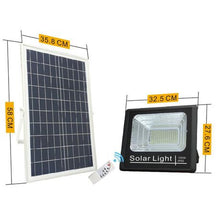 Load image into Gallery viewer, 100W Remote Control Solar Flood Light
