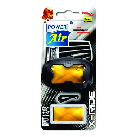 Car Fresheners -Ex-Ride Vent-Power Air-Vanilla