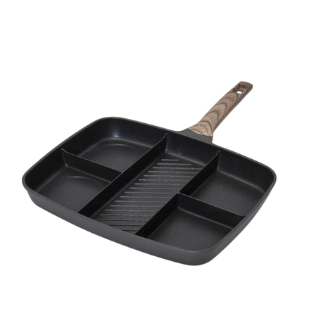 5-In-1 Rectangular Non-Stick Frying Pan Buy Online in Zimbabwe thedailysale.shop