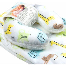 Load image into Gallery viewer, Baby Blanket And Travel Pillow - Animals
