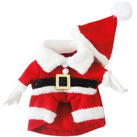 Pet 'Walking' Christmas Santa Costume with Arms and Hat Accessory - Large Buy Online in Zimbabwe thedailysale.shop