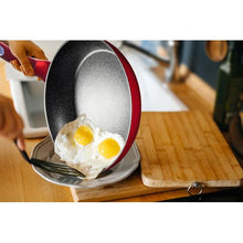 Load image into Gallery viewer, Berlinger Haus 28 cm Marble Coating Fry Pan Burgundy Metallic
