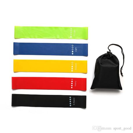 Syngery360 Resistance Bands - Resistance Loop Bands - Set of 5 with Pouch Buy Online in Zimbabwe thedailysale.shop