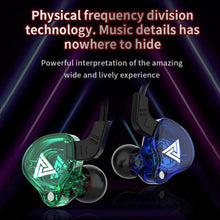 Load image into Gallery viewer, QKZ-AK6 High Resolution Wired Earbuds with HD Microphone (Transparent)
