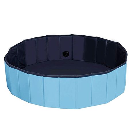 Foldable Outdoor Pet Dogs Cats Bathtub Wash Tub Portable Swimming Pool Buy Online in Zimbabwe thedailysale.shop