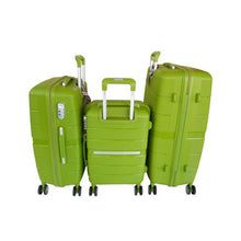 Load image into Gallery viewer, Mooistar Unbreakable Travel Luggage 3 Piece Suitcases Spinner - Lime Green
