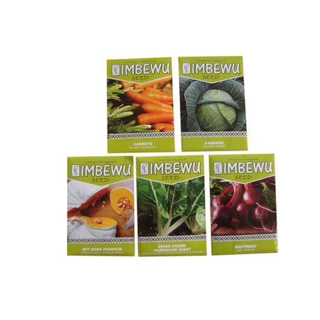 Vegetable Seed - 5 Pack - The Old South African Favourites Buy Online in Zimbabwe thedailysale.shop