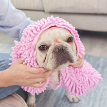 Load image into Gallery viewer, Shaggy Dog Towel- Pink
