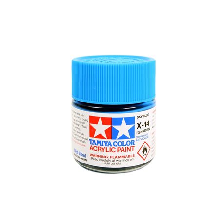 Tamiya X-14 Sky Blue Acrylic 23ml Paint - Blue Sky Buy Online in Zimbabwe thedailysale.shop