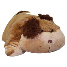 Load image into Gallery viewer, Animal Cushion Blanket - Dog Brown
