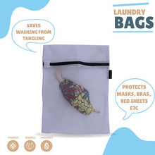 Load image into Gallery viewer, Laundry Bags /  Wash Bags - White: Large and Medium: Ideal for Face Masks
