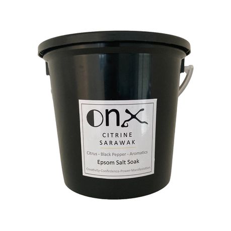 OnX Citrine Sarawak Scented Epsom Salt Soak - 1Kg