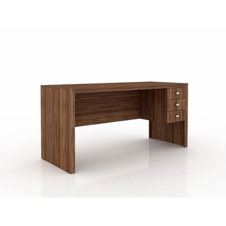 Linx Reversable Office Desk Walnut Buy Online in Zimbabwe thedailysale.shop