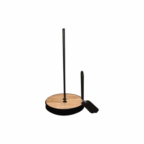 Regent Roller Towel Holder - Black Wire & Wood Buy Online in Zimbabwe thedailysale.shop