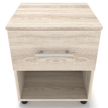Load image into Gallery viewer, BAM! One Drawer Pedestal/Nightstand - Esperanza Oak
