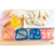Load image into Gallery viewer, 11 Piece Sandwich Bread Crust Kids Cookie Cutter Molds
