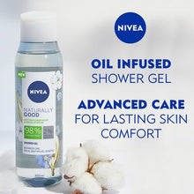Load image into Gallery viewer, NIVEA Naturally Good Cotton Flower &amp; Bio Essential Oil Shower Gel - 6x300ml
