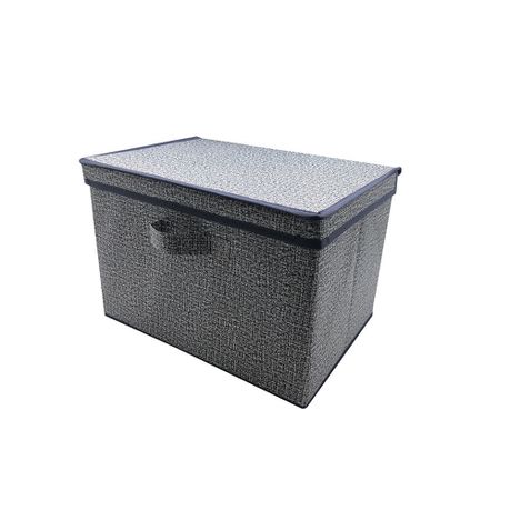 Decor Storage Medium Storage Box With Cover - Denim Buy Online in Zimbabwe thedailysale.shop