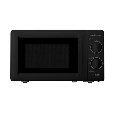 Mellerware Libra 700W 20L Capacity Manual Microwave Oven - Black Buy Online in Zimbabwe thedailysale.shop