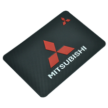 Load image into Gallery viewer, OQ Car Dashboard Silicone Mat with Car Logo - MITSUBISHI
