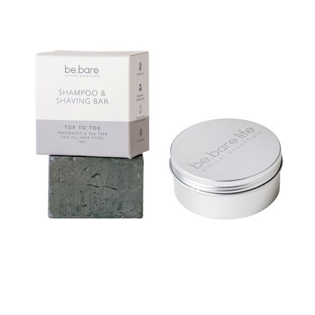 Be.Bare Top to Toe Shampoo & Shaving Bar 100g – Travel Set Buy Online in Zimbabwe thedailysale.shop