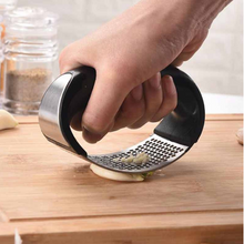 Load image into Gallery viewer, Stainless Steel Garlic Press Peeler
