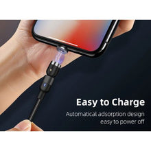 Load image into Gallery viewer, Charging Cable 3-in-1 Magnetic - Black - 2m Long
