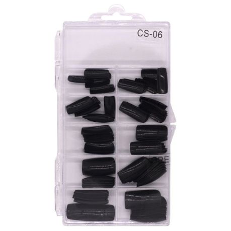 Black False Nails - 100 Pieces