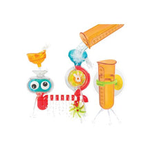 Load image into Gallery viewer, Yookidoo Spin &#39;n Sprinkle Water Lab Bath Toy Set with Transparent Pieces
