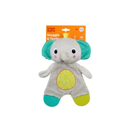 Bright Starts Snuggle and Teethe Plush Teether Elephant Buy Online in Zimbabwe thedailysale.shop