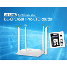 Load image into Gallery viewer, 32 Users 4G Wi-Fi Router 300Mbps with Sim Card Slot any network
