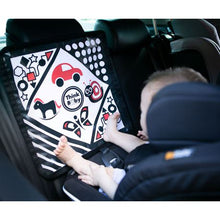 Load image into Gallery viewer, Baby Car Seat Visual Development Mat-High Contrast Seat Sheet-Reversible
