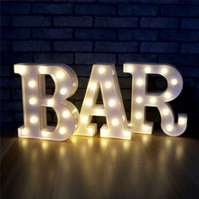 Load image into Gallery viewer, LED Letter Lights - BAR
