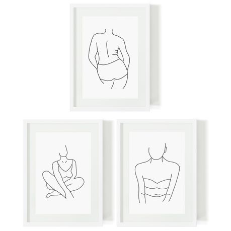 3pc Three Women Art Print Bundle Buy Online in Zimbabwe thedailysale.shop