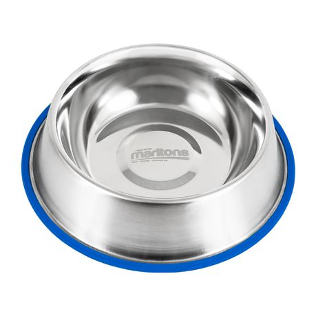 Marltons - Anti Slip Stainless Steel Dog Bowl - 900ml Buy Online in Zimbabwe thedailysale.shop