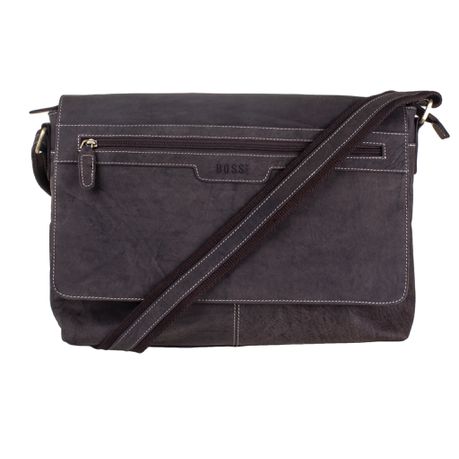 Bossi Hunter Leather Messenger Bag Buy Online in Zimbabwe thedailysale.shop