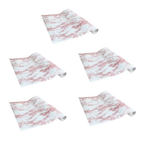 Kitchen Back Splash Self Adhesive Wallpaper 5 Rolls - Pink Marble Buy Online in Zimbabwe thedailysale.shop