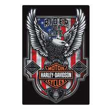 Load image into Gallery viewer, Aankopen - Harley Davidson Midnight Bikes - Retro Vintage Metal Wall Plate
