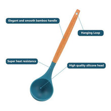 Load image into Gallery viewer, Kitchen Star 12-Piece Non-Stick Silicone Kitchen Utensils Set - Aquamarine
