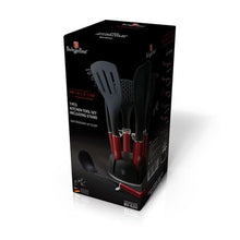 Load image into Gallery viewer, Berlinger Haus 7-Piece Nylon Kitchen Utensil Set - Burgundy Metallic Line
