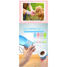 Load image into Gallery viewer, Portable Pet Drinking Water Dispenser and Food Snack Bottle
